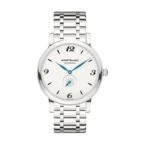 MONTBLANC OROLOGIO ROTONDO IN ACCIAIO PREGIATO STAR CLASSIQUE ref. 110589