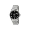 MONTBLANC OROLOGIO ROTONDO IN ACCIAIO PREGIATO 1858 ref. 115074