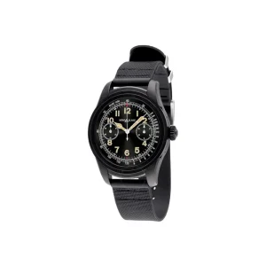 MONTBLANC OROLOGIO ROTONDO IN ACCIAIO INOSSIDABILE NERO SUMMIT ref. 117537