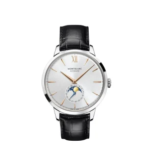 MONTBLANC OROLOGIO ROTONDO IN ACCIAIO PREGIATO - HERITAGE ref. 111620