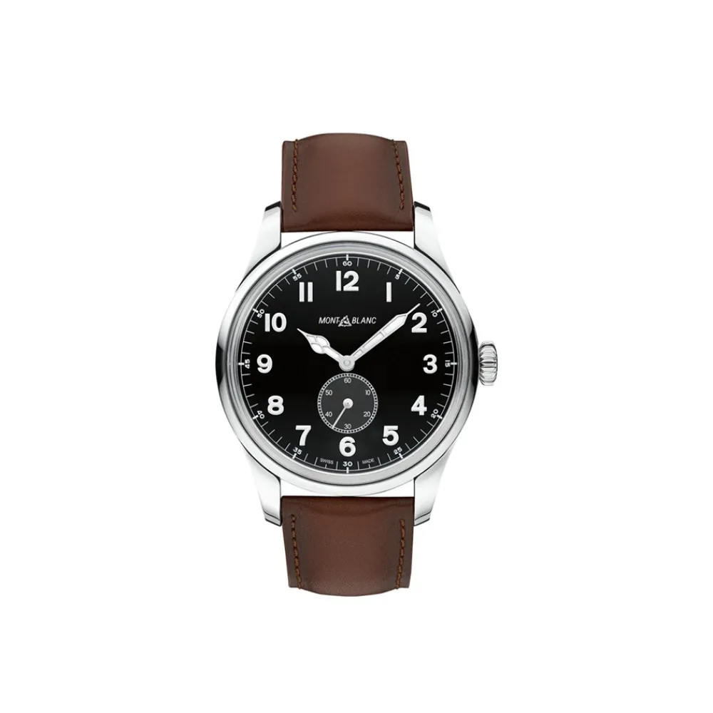 orologio_rotondo_montblan_0.webp MONTBLANC OROLOGIO ROTONDO IN ACCIAIO PREGIATO 1858 ref. 115073