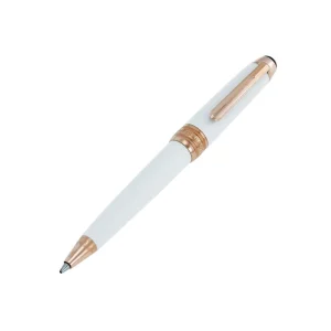 MONTBLANC PENNA A SFERA IN RESINA PREGIATA BIANCA - MEISTERSTÜCK ref. 106848