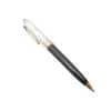 MONTBLANC PENNA A SFERA IN ARGENTO E RESINA NERA ref. 1161