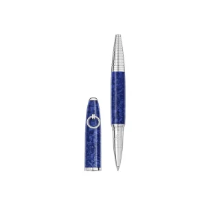 MONTBLANC PENNA ROLLER IN LACCA PREGIATA VIOLA REALE MUSE ref. 125522