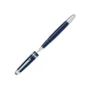MONTBLANC PENNA ROLLER IN RESINA PREGIATA BLU E ACCIAIO MEISTERSTÜCK ref. 126201