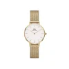 DANIEL WELLINGTON Petite Evergold 28 white