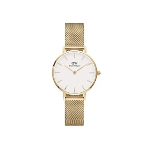 DANIEL WELLINGTON Petite Evergold 28 white