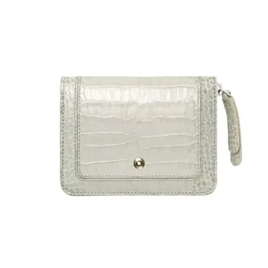 MONTBLANC PORTA MONETE IN PELLE BIANCO BOHÈME ref. 109608