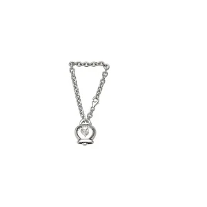 CHANTECLER Portachiavi campanella medio in argento ref. 29416
