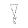 CHANTECLER Portachiavi corno grande in argento ref. 29293