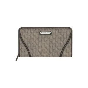 MONTBLANC PORTAFOGLIO IN PELLE MARRONE E TESSUTO MOCHA NIGHTFLIGHT ref. 107839