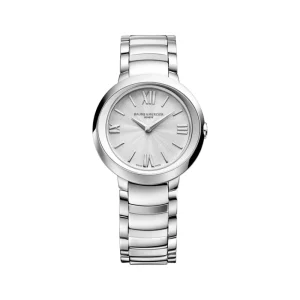 BAUME-MERCIER Promesse, Orologio in acciaio.Donna, quarzo, forma rotonda, 30 mm.