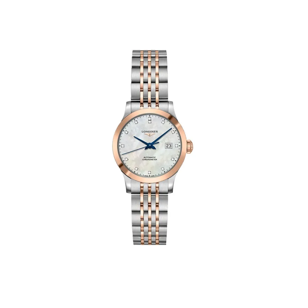 record_mm_stainless_steel_0.webp LONGINES RECORD 30MM STAINLESS STEEL/GOLD CAP 200 AUTOMATIC