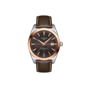TISSOT GENTLEMAN POWERMATIC 80 SILICIUM SOLID 18K GOLD BEZEL ref. T927.407.46.291.00