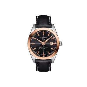 TISSOT GENTLEMAN POWERMATIC 80 SILICIUM SOLID 18K GOLD BEZEL ref. T927.407.46.051.00