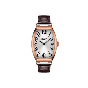 TISSOT HERITAGE PORTO UNISEX UOMO DONNA T128.509.36.032.00 T1285093603200 TONNEAU CUPOLA LIBERTY
