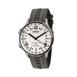 U-BOAT CAPSOIL DOPPIOTEMPO 45MM SS WHITE ref. 8888/A