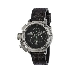 U-BOAT CHIMERA 46MM SAPPHIRE GREEN CHRONO SS ref. 8528