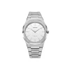 D1 MILANO ULTRA THIN BRACELET 38 MM SILVER/EGGSHELL