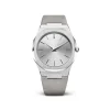 D1 MILANO ULTRA THIN CASSA 38 ACCIAIO CINT CAMOSCIO GRIGIO CARRARA