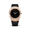 D1 MILANO ULTRA THIN CASSA 40 ORO ROSA CINT CAMOSCIO NERO STROMBOLI