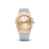 D1 MILANO ULTRA THIN CASSA 38 ORO ROSA CINT CAMOSCIO AZZURRO CAPRI D1-A-UTL04
