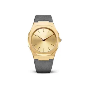 D1 MILANO ULTRA THIN SUEDE 38 MM VENICE GREY ref. D1-A-UTL05